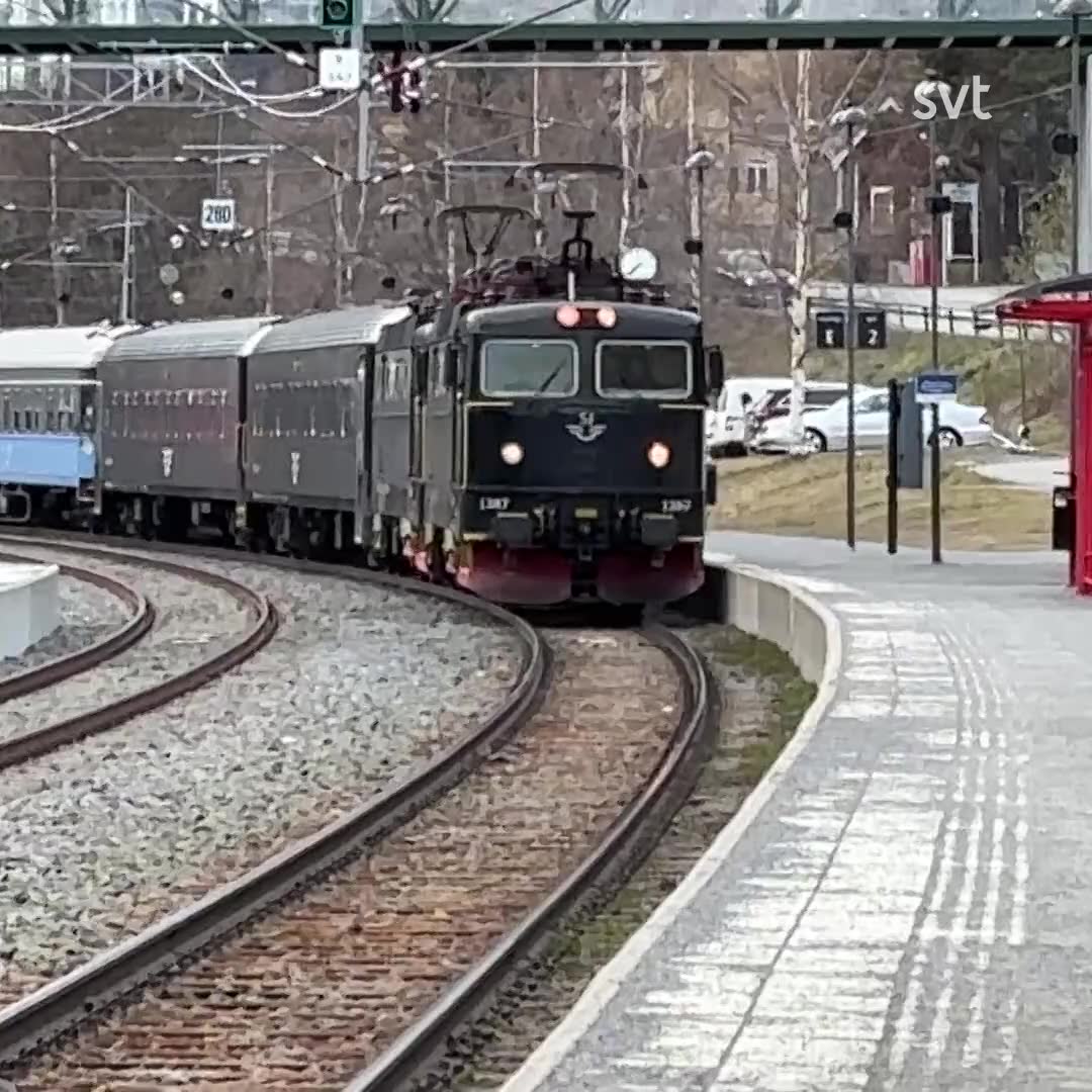 Här åker SJ: s sista nattåg mot Göteborg